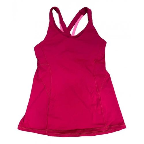 Pre-owned Lululemon Camisole In Red