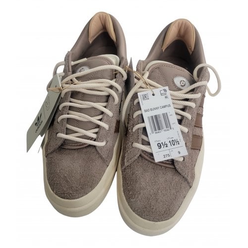 Pre-owned Adidas Originals Leather Lace Ups In Brown