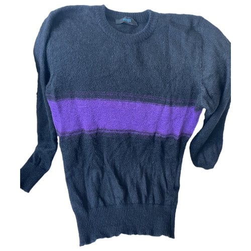 Pre-owned Versus Wool Knitwear & Sweatshirt In Black