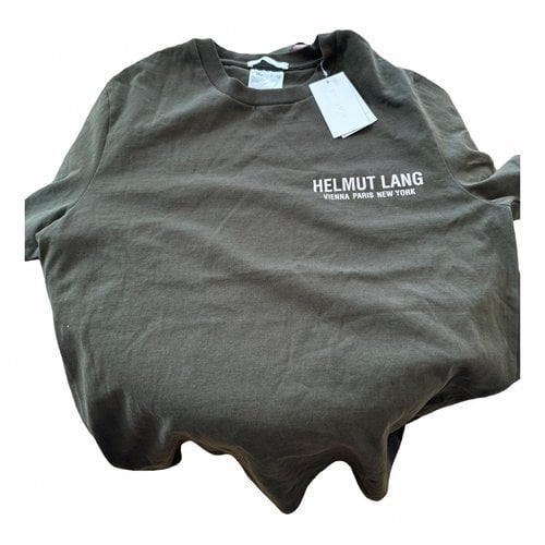 Pre-owned Helmut Lang T-shirt In Green