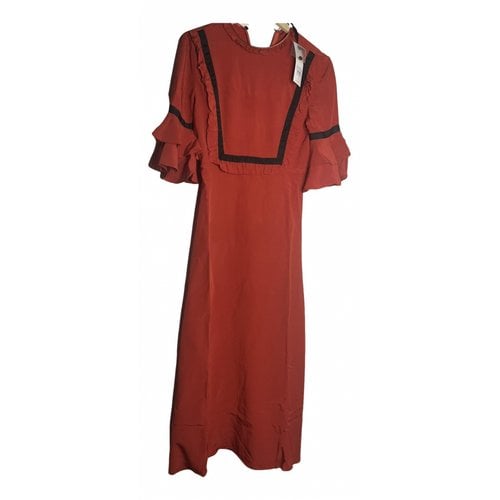 Pre-owned Vivetta Maxi Dress In Red