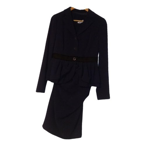Pre-owned Moschino Cheap And Chic Mid-length Dress In Navy