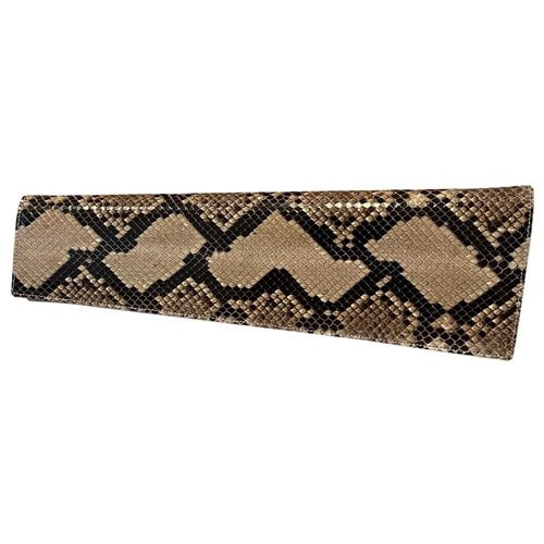 Pre-owned Christian Louboutin Leather Clutch Bag In Multicolour