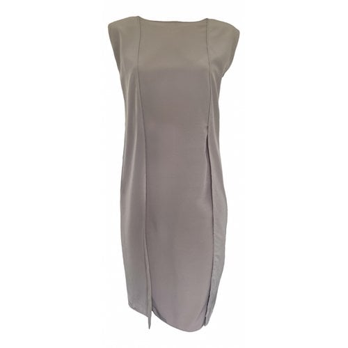 Pre-owned Maison Margiela Mid-length Dress In Grey