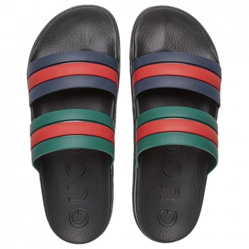 Pre-owned Gucci Web Sandals In Other