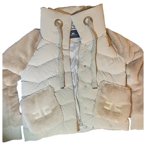 Pre-owned Elisabetta Franchi Kids' Jacket In Beige