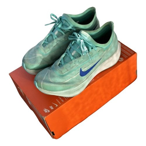Pre-owned Nike Zoom Fly Trainers In Turquoise