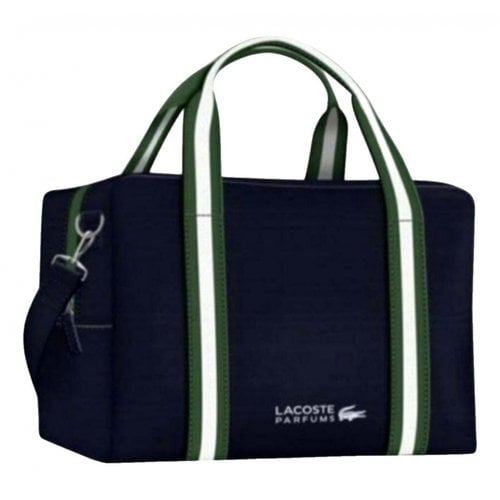 Pre-owned Lacoste Travel Bag In Blue