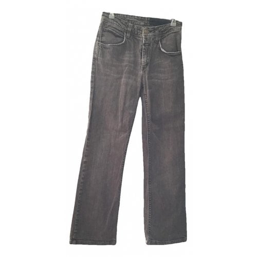 Pre-owned Closed Straight Jeans In Brown
