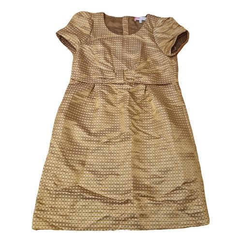 Pre-owned See By Chloé Mini Dress In Gold