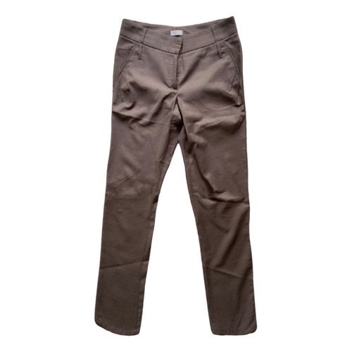 Pre-owned Brunello Cucinelli Wool Chino Pants In Brown