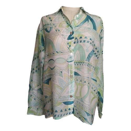Pre-owned Emilio Pucci Shirt In Green
