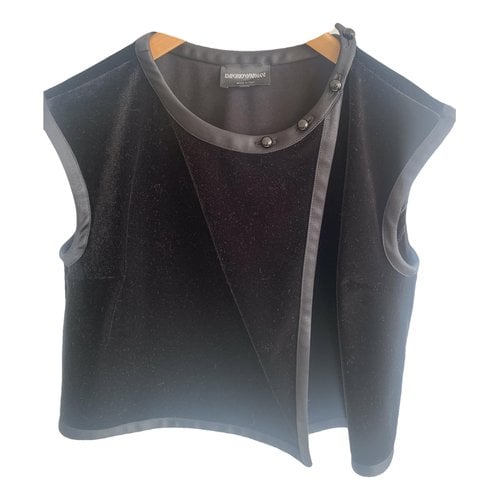 Pre-owned Emporio Armani Vest In Black