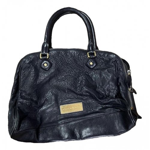 Pre-owned Marc By Marc Jacobs Leather Satchel In Black