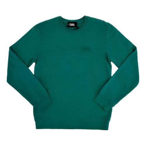 Pre-owned Karl Lagerfeld Sweatshirt In Green