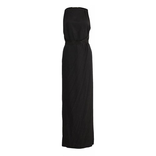 Pre-owned Balenciaga Maxi Dress In Black