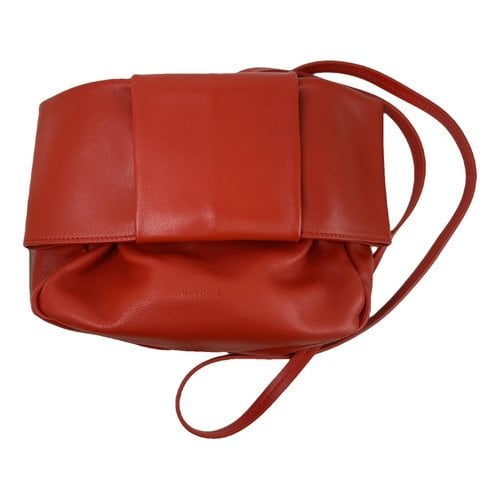 Pre-owned Jil Sander Leather Handbag In Red