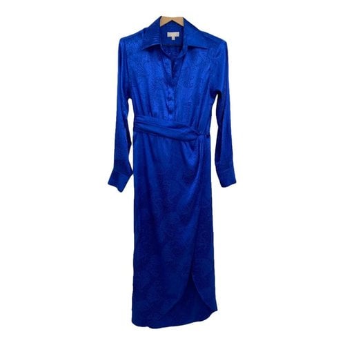 Pre-owned Ronny Kobo Mid-length Dress In Blue
