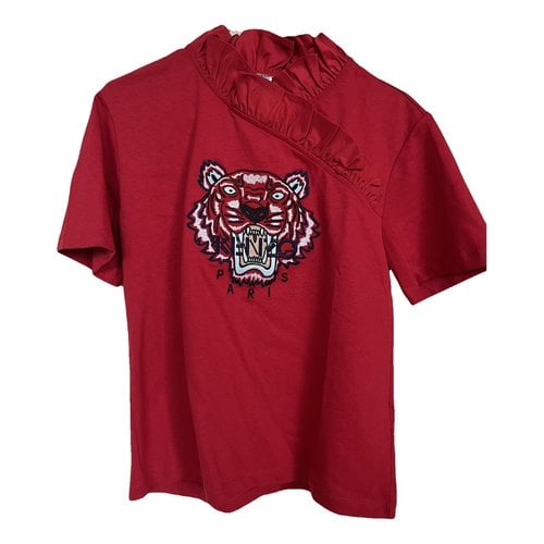 Pre-owned Kenzo Tiger Shirt In Red