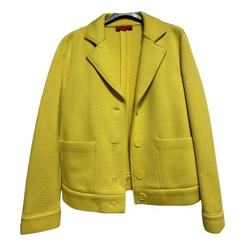 Pre-owned Max & Co Jacket In Yellow