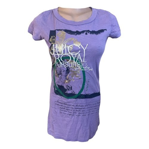 Pre-owned Juicy Couture T-shirt In Purple