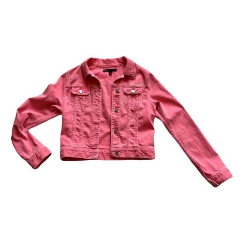 Pre-owned J Brand Short Vest In Pink