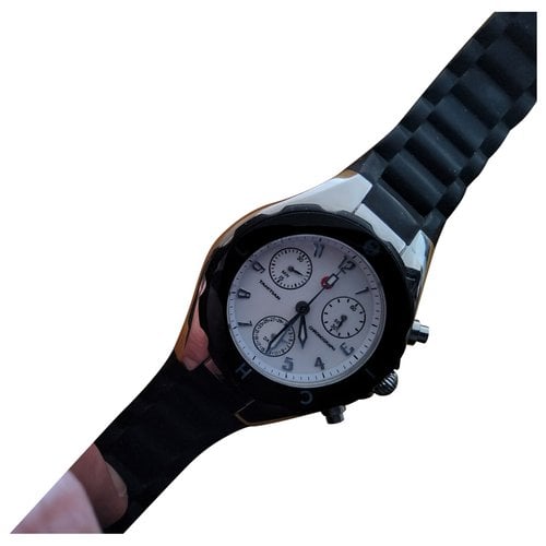 Pre-owned Michele Watch In Black