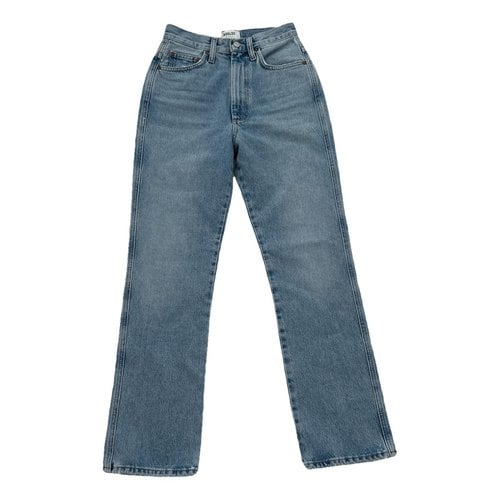 Pre-owned Agolde Straight Jeans In Other