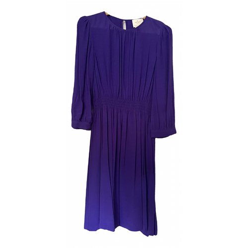 Pre-owned Kate Spade Mid-length Dress In Purple