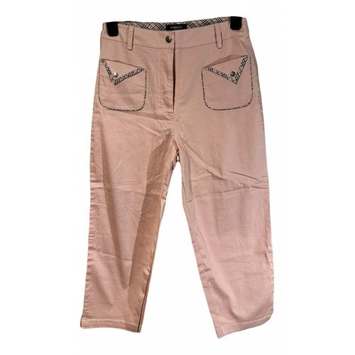 Pre-owned Burberry Short Pants In Pink