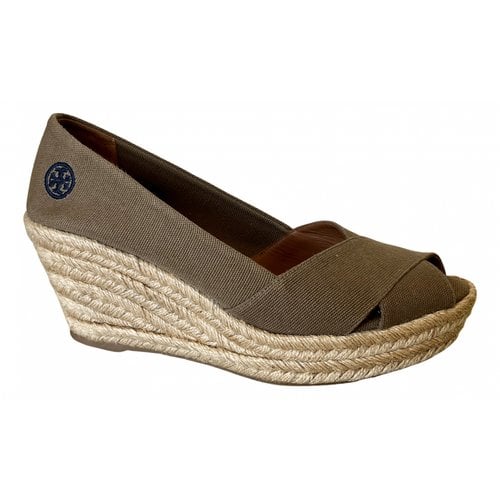 Pre-owned Tory Burch Cloth Espadrilles In Other