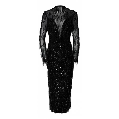 Pre-owned Carolina Herrera Mid-length Dress In Black