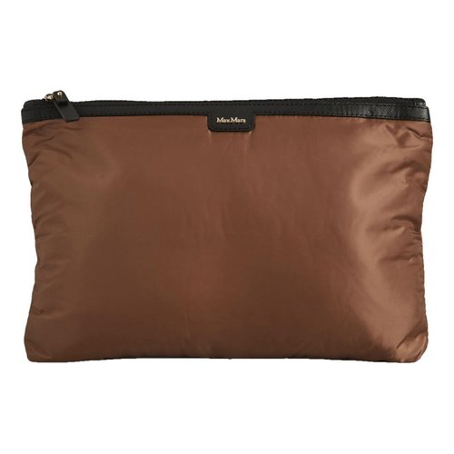 Pre-owned Max Mara Clutch Bag In Brown