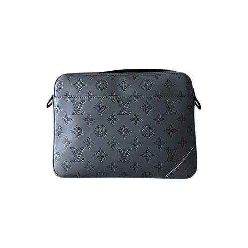 Pre-owned Louis Vuitton Leather Bag In Grey