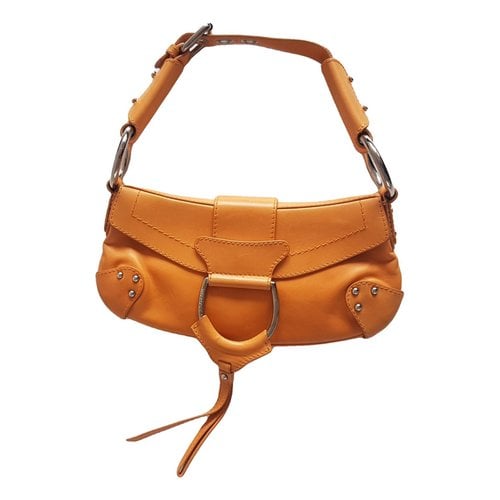 Pre-owned Dolce & Gabbana Leather Handbag In Orange