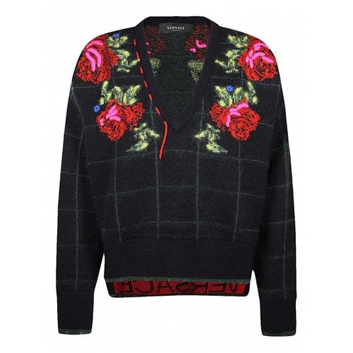 Pre-owned Versace Wool Sweatshirt In Multicolour