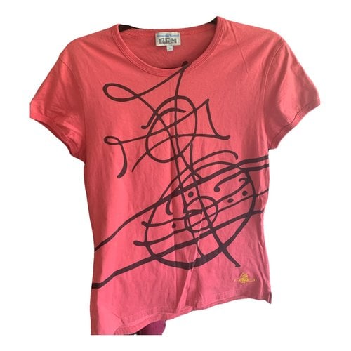 Pre-owned Vivienne Westwood T-shirt In Burgundy