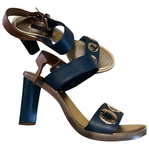 Pre-owned Louis Vuitton Leather Sandal In Multicolour