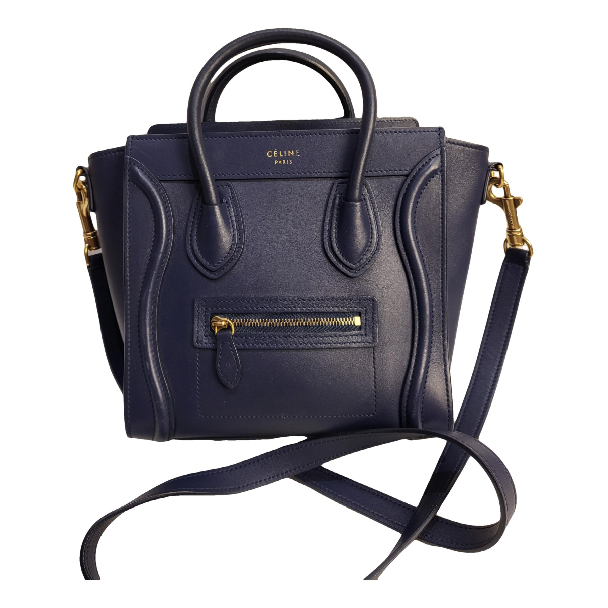 image of Celine Nano Luggage leather handbag