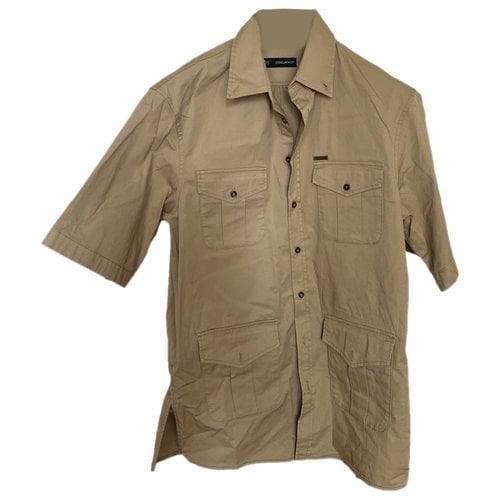 Pre-owned Dsquared2 Shirt In Beige