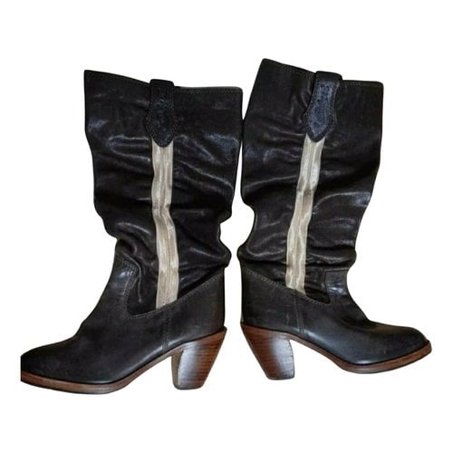 Pre-owned Diesel Leather Boots In Other