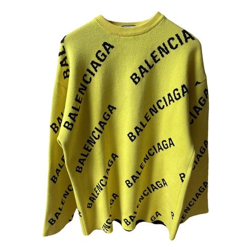 Pre-owned Balenciaga Pull In Yellow
