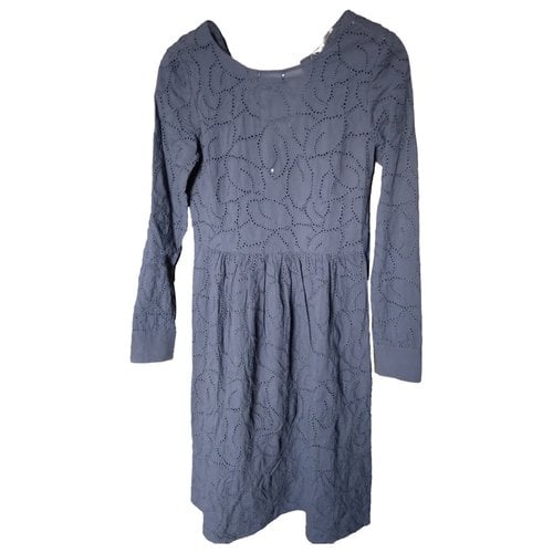 Pre-owned Chloé Stora Mid-length Dress In Blue