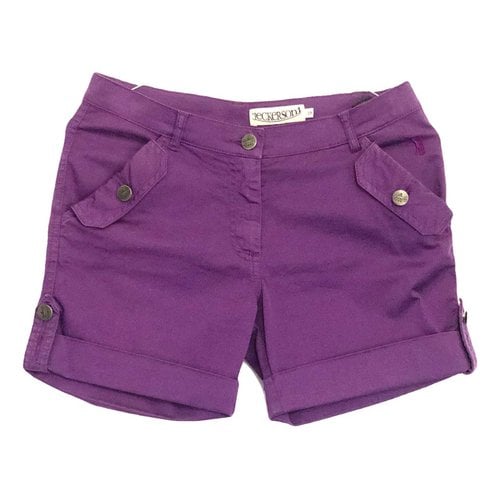 Pre-owned Jeckerson Mini Short In Purple