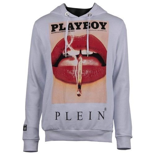 Pre-owned Philipp Plein Sweatshirt In Silver