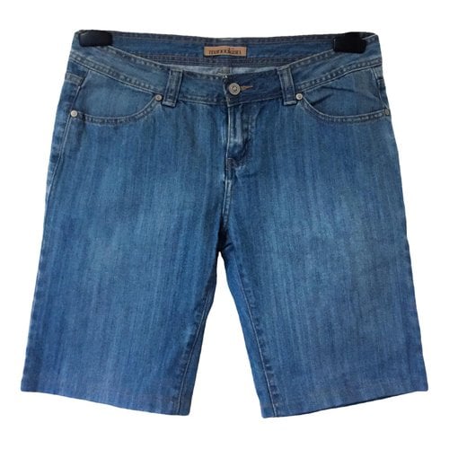 Pre-owned Manoukian Shorts In Blue