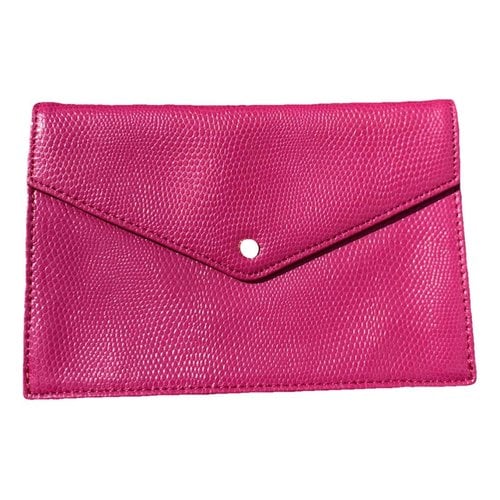 Pre-owned Diane Von Furstenberg Leather Clutch Bag In Other