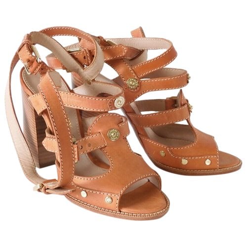 Pre-owned Mulberry Leather Sandal In Brown