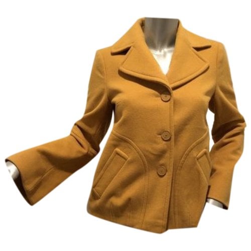 Pre-owned Max & Co Wool Jacket In Yellow