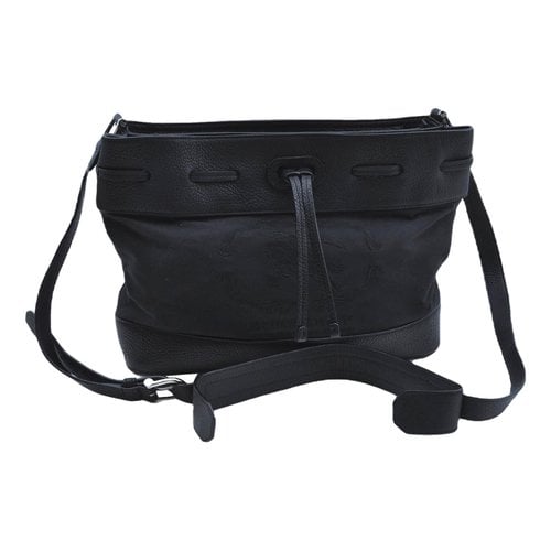 Pre-owned Burberry Cloth Handbag In Black
